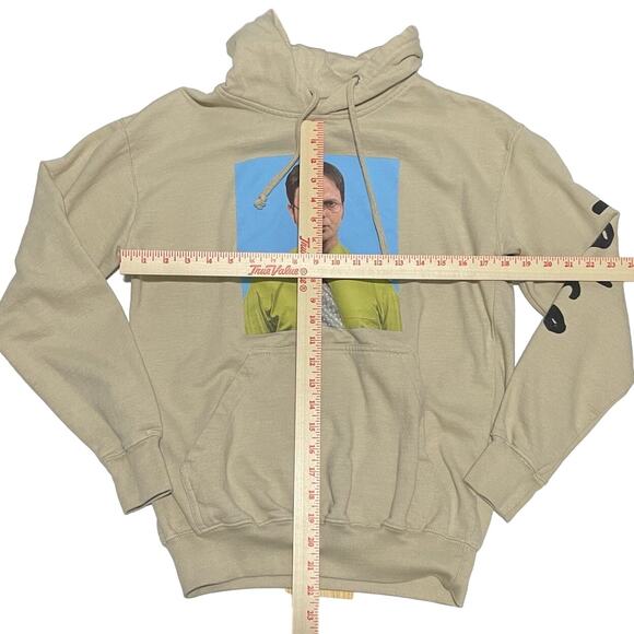 The Office Dwight Schrute False Hoodie Tan Size Small - Picture 6 of 6